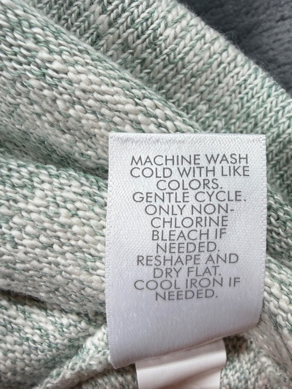 NWT Pure Jill J.Jill Women XL Dark Celadon Heather Collared Knit Pullover - Picture 6 of 8